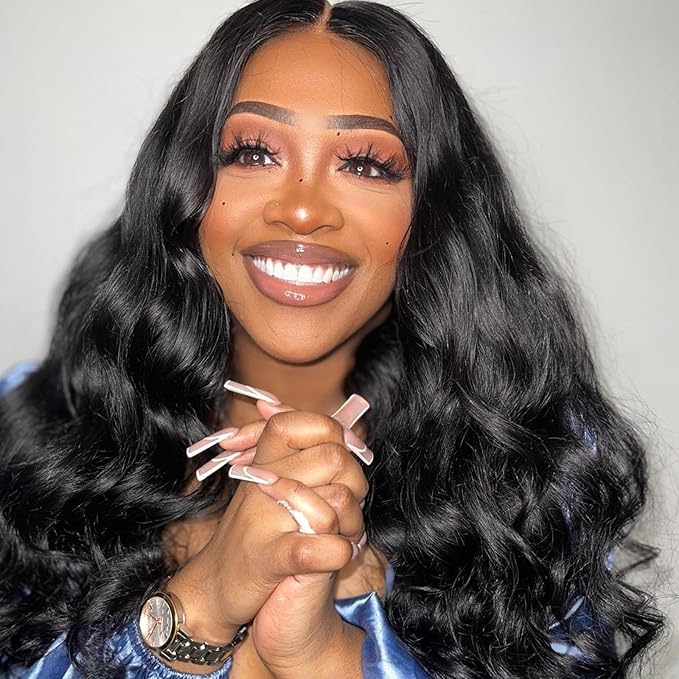 Body Wave Bundles Human Hair 18 Inch Body Wave Bundles 12A Brazilian Unprocessed Virgin Human Hair Wet and Wavy Double Weft Natural Black