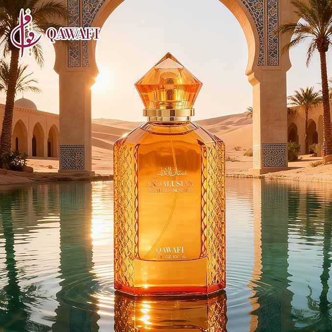 Andalusian Orchard - Summer Eau De Parfum, Long-Lasting Woody Citrus Spicy Perfumes for Men - 100ml | 3.4 fl. oz + 2ml Samples