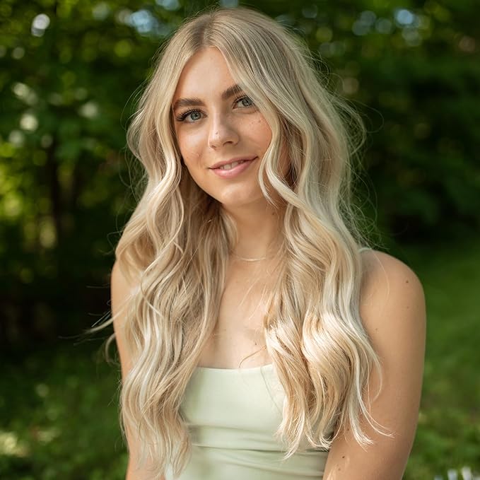 100% Real European Human Hair Keratin Bond Extensions 20" Creamy Blonde #20