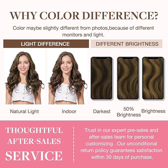 GOO GOO Clip in Hair Extensions Real Human Hair, Remy Human Hair Extensions Clip ins for Women, Natural Human Hair, 22inch 160g 7Pcs, #2/6/2 Balayage Dark Brown to Chestnut Brown