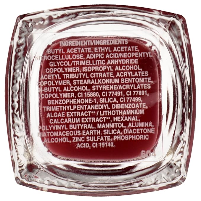 EVAGARDEN Sea Water Resistant Nail Polish - Saturated Color with Thin Film Coating - Attractive, Durable and Smooth Coverage - Clean Formula, No Harsh Substances - 604 Burgundy - 0.34 oz