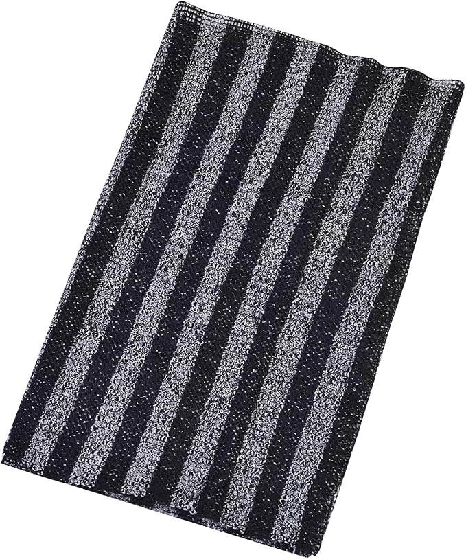 Exfoliating Bath Towel,Japanese Polyester Exfoliating Bath Towel,Body Scrubber,Back Scrubber, African Net Sponge,Quick Dry Two Sides Wipe and Wash
