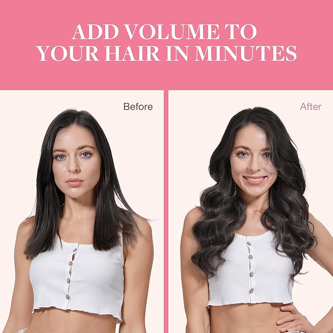 GOO GOO Clip in Hair Extensions Real Human Hair, Remy Human Hair Extensions Clip ins for Women, Natural Human Hair, 24inch 240g 9Pcs, #2 Dark Brown
