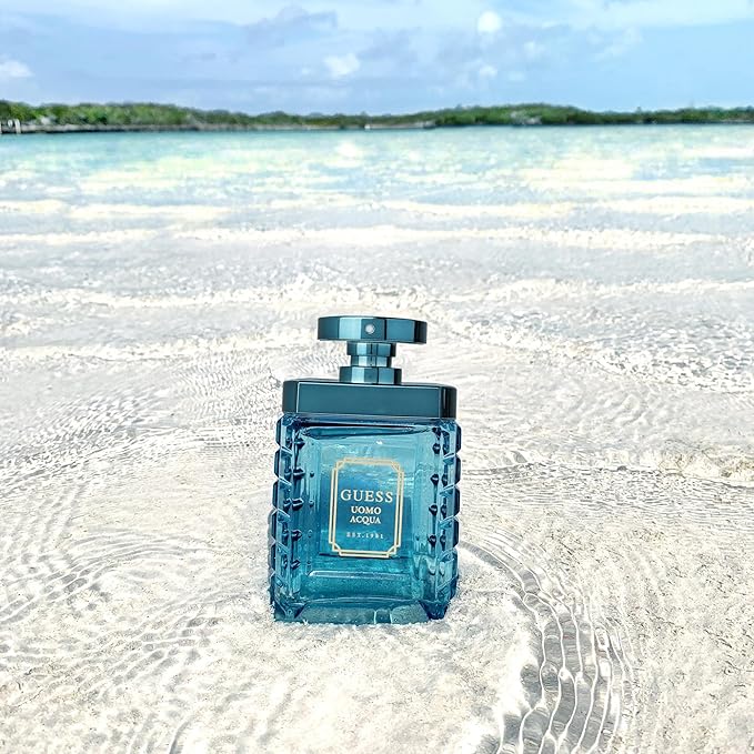 Guess Uomo Acqua Eau de Toilette Cologne Spray For Men, 1.0 Fl. Oz.