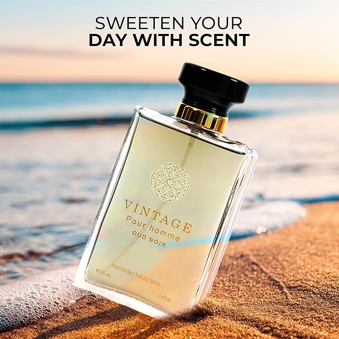 Vintage Oud Men's Cologne Timeless Scent with a Modern Twist Perfume for Men, Eau de Toilette 100ML for All Skin