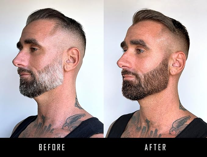 Light Brown Beard and Mustache Color