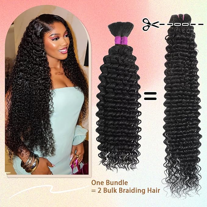 15A Raw Indian Human Hair Bundles Deep Wave Bundles Human Hair,Triple Lifespan Virgin Remy Hair,No Tangle Shedding,Keep Texture Silky Soft After Multiple Washes (1 Bundle Deep wave, 28 Inch)