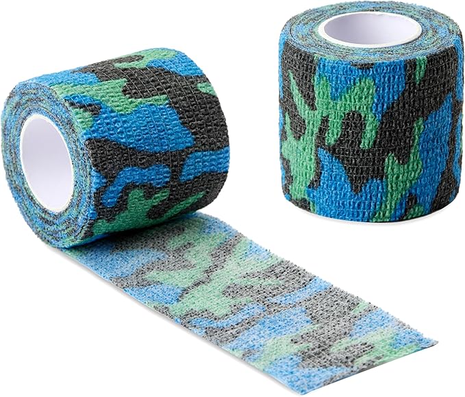 Sensi Wrap Grip Cover Sports Self Bandage Rolls 2-inch x 5-Yards 24pcs (Navy Seals)