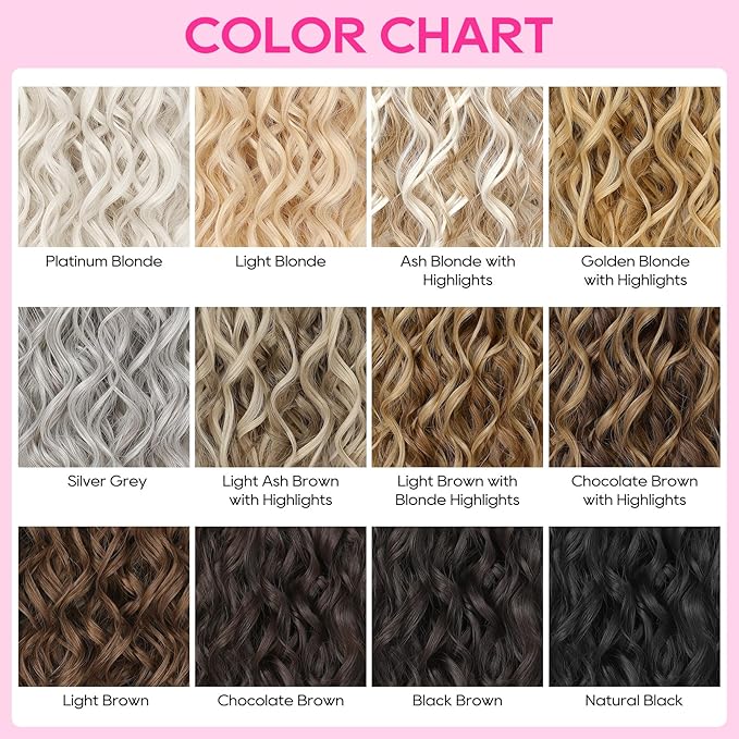 REECHO Curly Hair Extensions, 4PCS 16 inch Clip in Hair Extensions Lace Weft Short Curly Hair Extensions Clip Ins Invisible Natural Hairpieces for Women, Light Ash Brown with Highlights