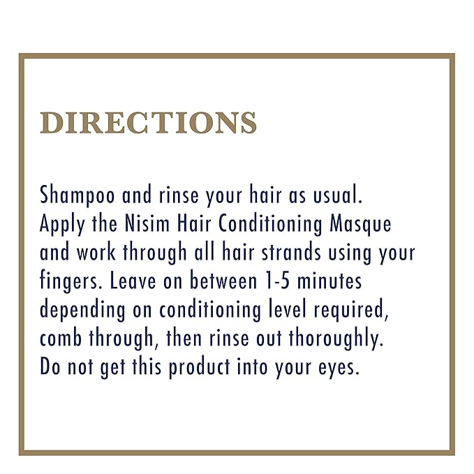 NISIM Hair Conditioning Masque, (6.8 Ounce / 200 Milliliter)