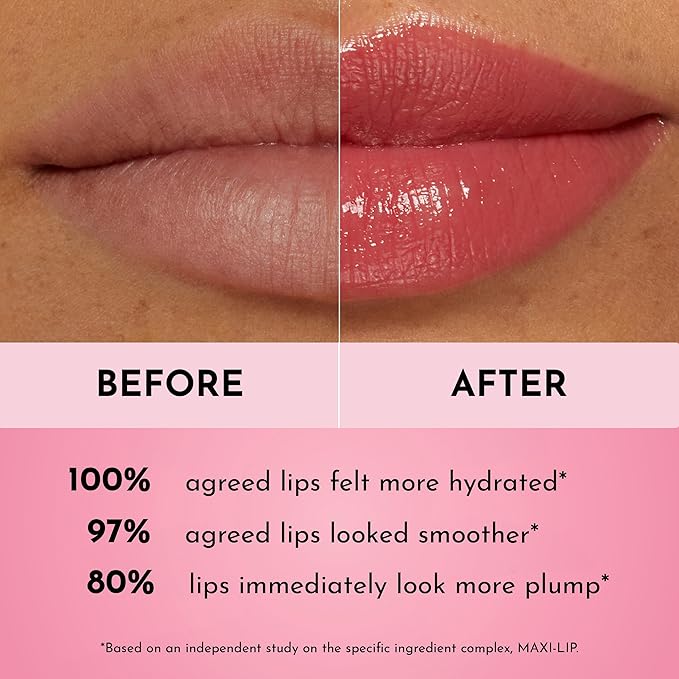 LAWLESS Women's Forget the Filler Lip Plumping Line Smoothing Tinted Balm, Lover, Pink, 0.1 Ounce / 2.9 g