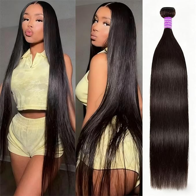12A Straight Human Hair 1 Bundles 16 Inch Single Bundle Brazilian Virgin Straight Bundles Human Hair Bundles For Black Woman