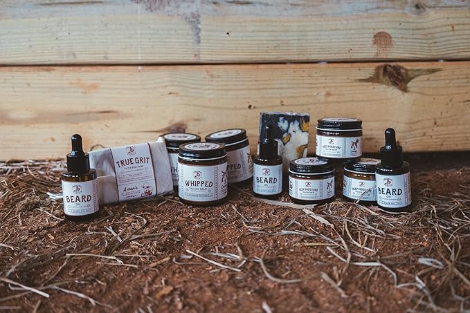 – Beef Tallow for Skin – John Wayne Inspired Whipped Tallow Balm – All-Purpose Moisturizer with Bison Tallow – Cigar and Saddle Scent – 2.6 oz