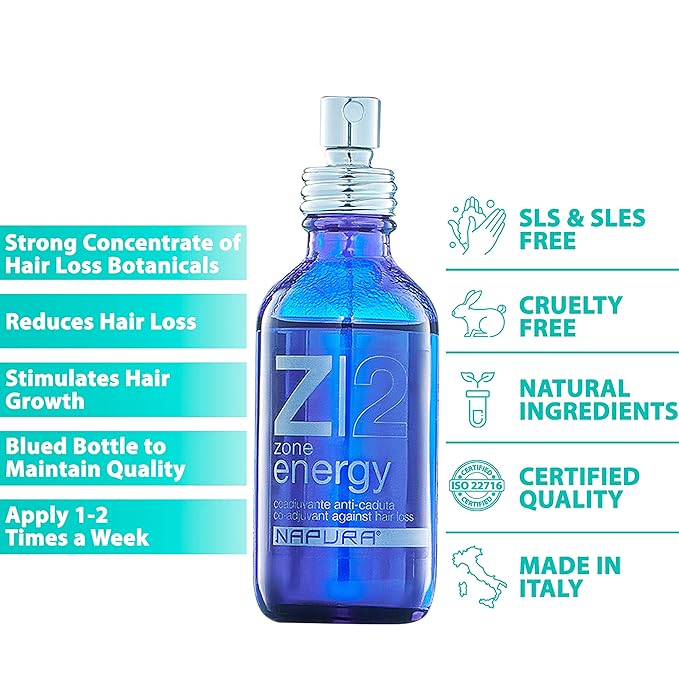 Z2 Hair Growth Serum - 1.69 fl oz - Natural Scalp Treatment - Powerful Hair Loss Solution for Women and Men - Intensive Strengthening with Rosemary, Eucalyptus, and Lavender