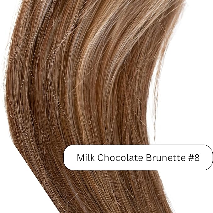 100% Real European Human Hair Keratin Bond Extensions 20" Milk Chocolate Brunette #8