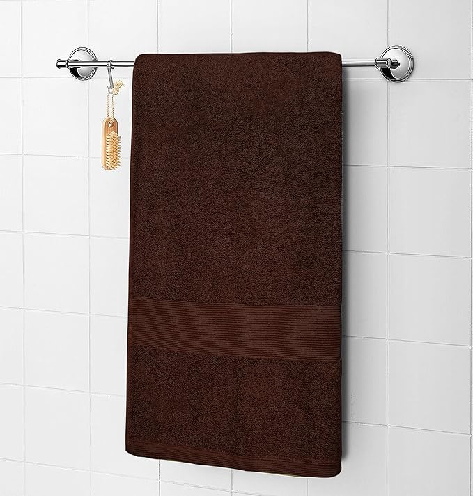 Softolle Luxury Bath Towels Set of 4 (27” x 54”) | Towels for Bathroom | Super Soft | Highly Absorbent Towels for Home, Spa, Gym (Brown)