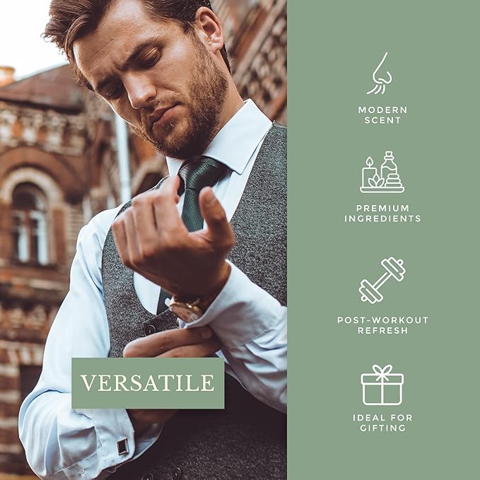 Pecksniff's Men's Stylish Face & Body Cologne – Luxury Eau de Toilette Spray, 100 ml / 3.3 fl oz