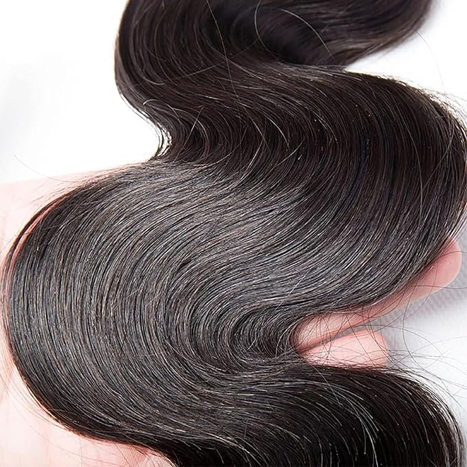 12 A Human Hair Bundles 16 Inch Body Wave Curly Bundles Human Hair 100% Unprocessed Brazilian Raw Virgin Hair 1 Bundles Body Wave Natural Color