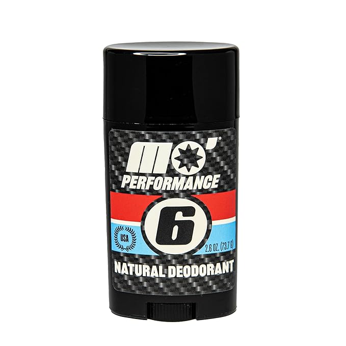 Mo' Handsome Natural Deodorant for Men – Aluminum-Free Odor Protection Made in the USA – Smooth Gliding, Sweat-Resistant, No Artificial Scents for Active Men, Athletes