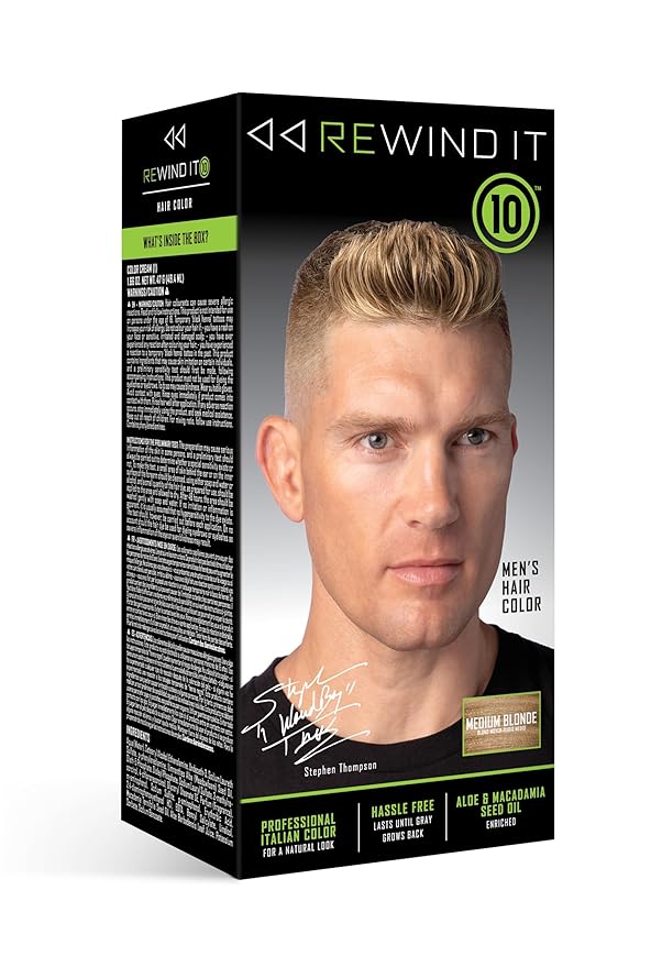 Medium Blonde Men's Hair Color