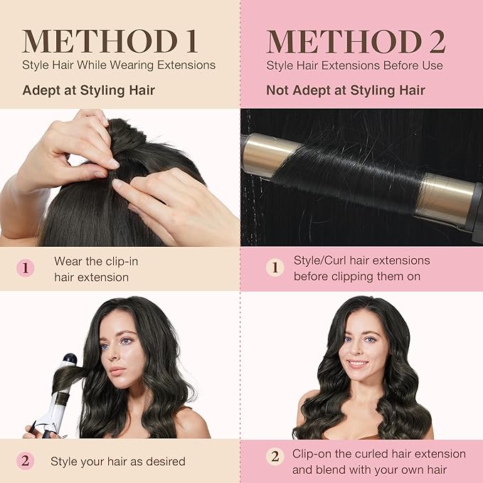 GOO GOO Clip in Hair Extensions Real Human Hair, Remy Human Hair Extensions Clip ins for Women, Natural Human Hair, 16inch 110g 7Pcs, 1C Mocha Brown