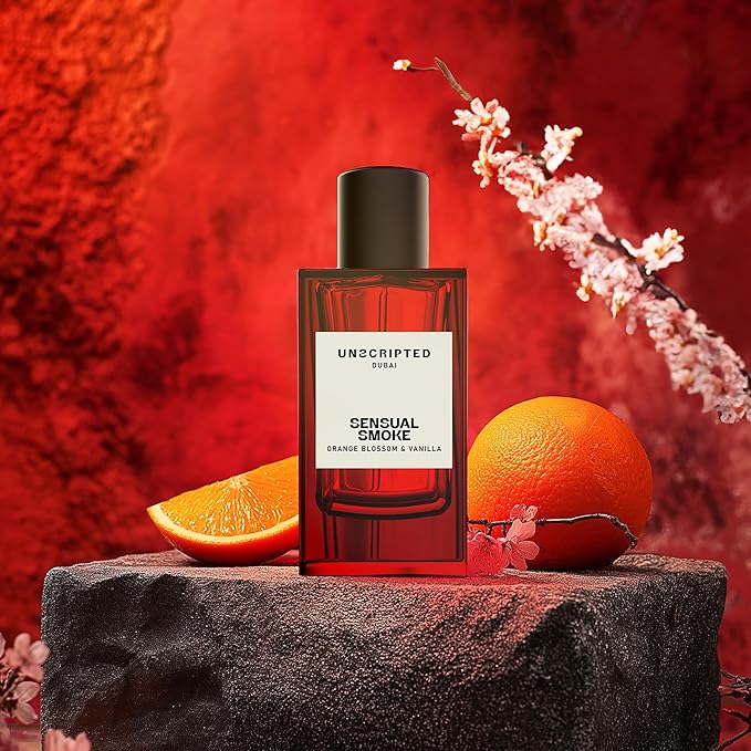 Unscripted Sensual Smoke - Perfume For Men And Women - Women Perfume with Cardamom, Vanilla, Almond Notes - Bold, Long-Lasting Mens Cologne - 3.4 oz
