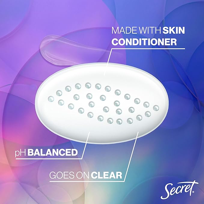 Secret Fresh Antiperspirant Deodorant for Women, 72hr Breathable Sweat & Odor Protection, Instant Freshness & Gentle, PH Balancing Minerals, Clear Gel, Nurturing Coconut Scent, 2.6 oz