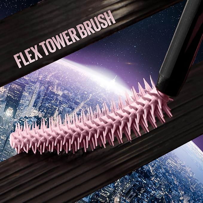 Maybelline Lash Sensational Sky High Washable Mascara, Volumizing, Lengthening, Defining, Curling, Multiplying, Buildable Mascara Make Up Formula, Green Altitude, 1 Count