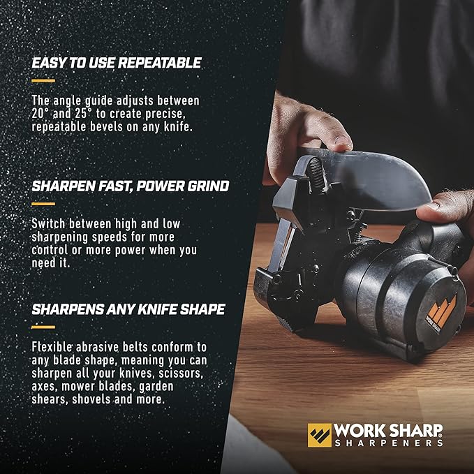 Work Sharp Knife & Tool Sharpener Mk.2 + Replacement Belt Kit