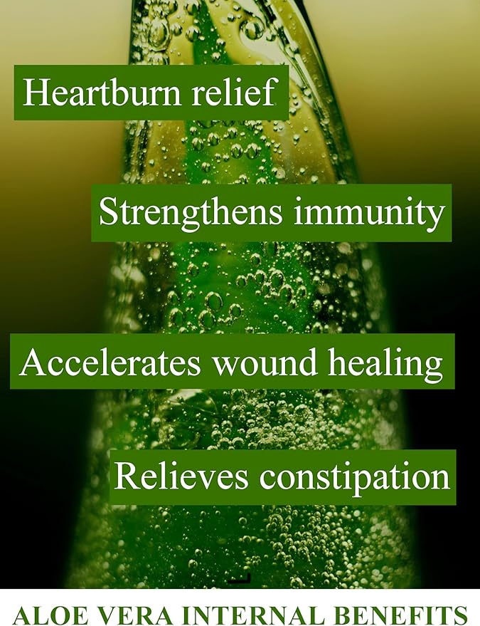 Aloe Vera Gel 100% Pure Natural Organic, no additives, chemicals, thickeners or water added. Just pure aloe vera (32 oz)