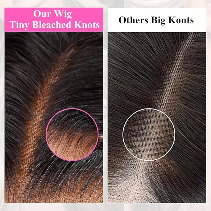 Highlight 13x6 Lace Front Wigs Human Hair 24 Inch Body Wave 1B/30 HD Transparent Lace Frontal Wigs for Women Ombre Lace Front Wig Human Hair Pre Plucked 180% Density