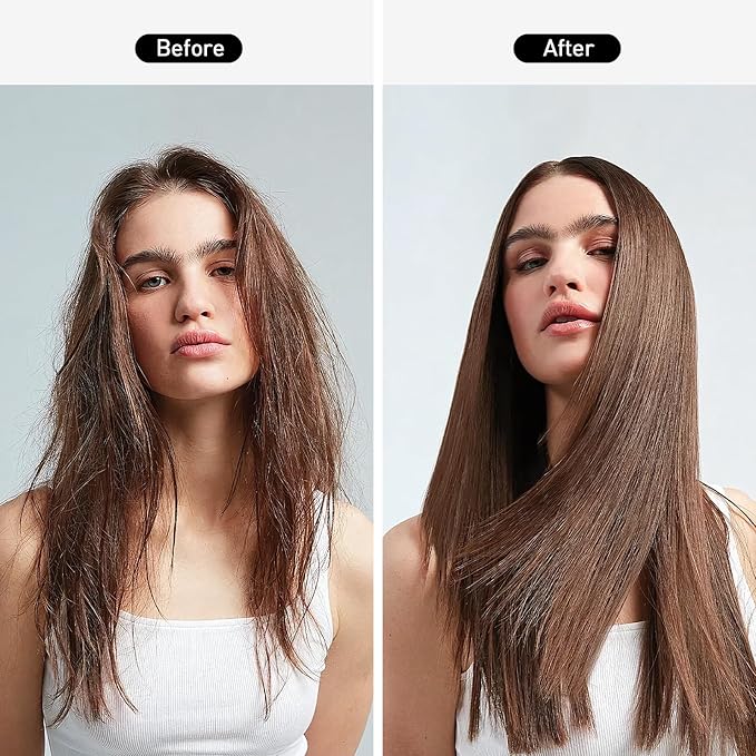 Titanium Blow Dryer Brush, 3 Inch Dual Voltage Hair Dryer Brush in one, 2-in-1 Hot Air Brush for Salon, Faster Blowouts with Tons of Volume and Less Frizz