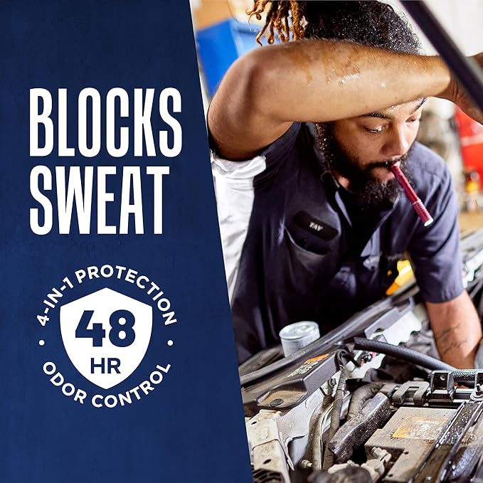 Right Guard Sport Fresh Scent Antiperspirant & Deodorant Spray - 4-in-1 Protection Spray Deodorant For Men, Blocks Sweat, 48-Hour Odor Protection, Quick-Drying, & Long-Lasting, 6oz