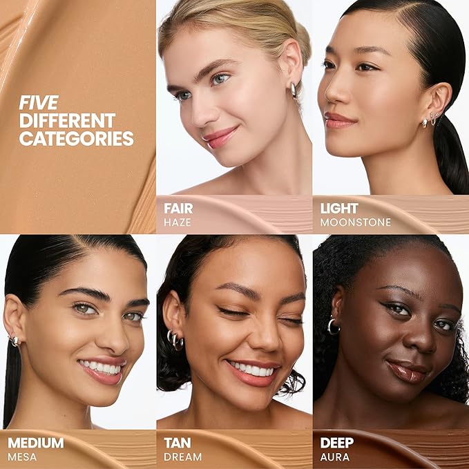 Wonderskin Hyper Bond All-Day Stay Serum Foundation – Waterproof, Transfer-Proof, 24HR Longwear Face Makeup with Niacinamide & Hyaluronic Acid – Lightweight, Natural Finish (Moxy)