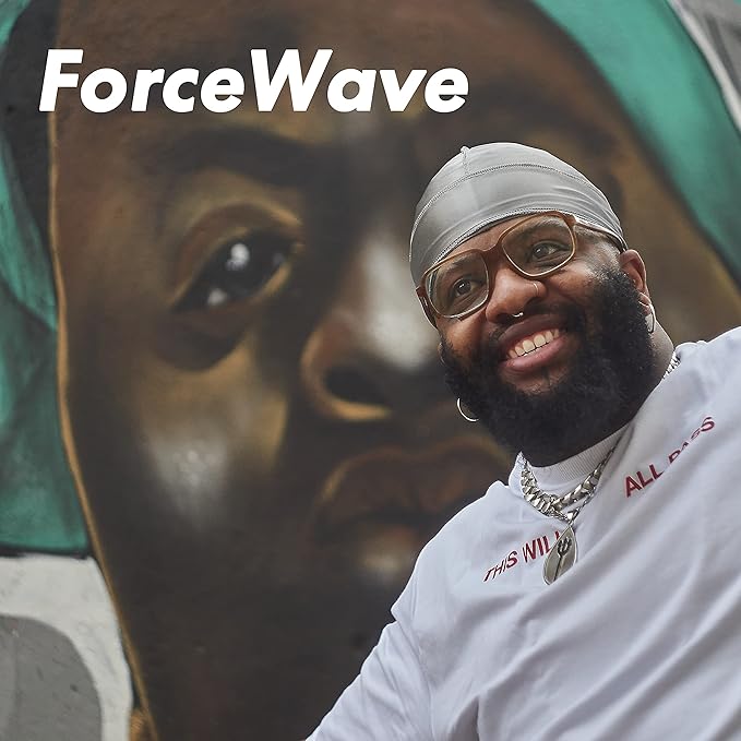 ForceWave Silky Durag for Men Wave Cap Satin Dorag for Men Women 360 Wave