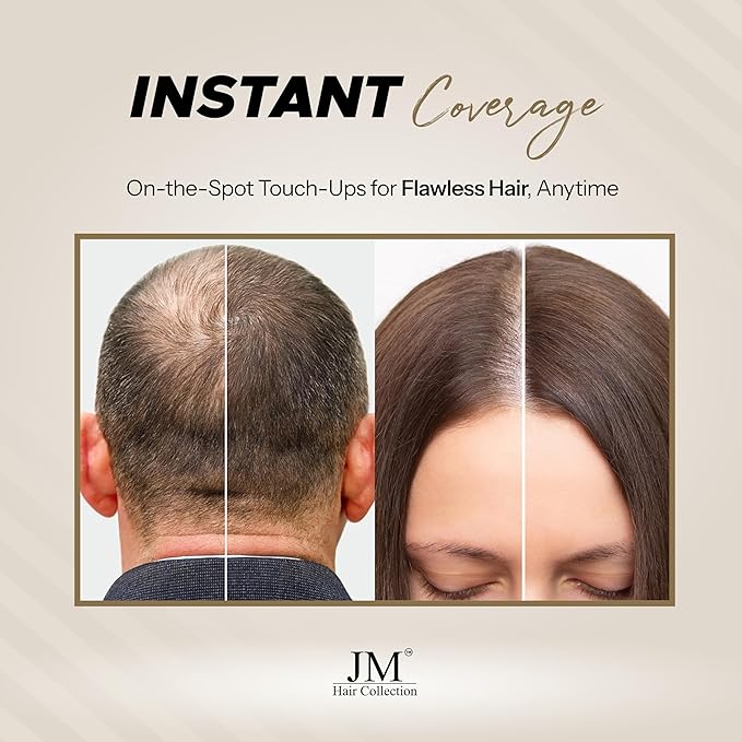 Root Cover Up - Medium Brown Hair Color Powder, Water-Resistant, All Hair Types - 4 oz