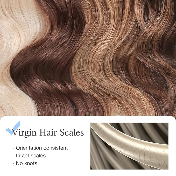 DOORES Microlinks Hair Extensions, Natural Black 16 Inch 50g/50s, Micro Loop Hair Extensions for Women