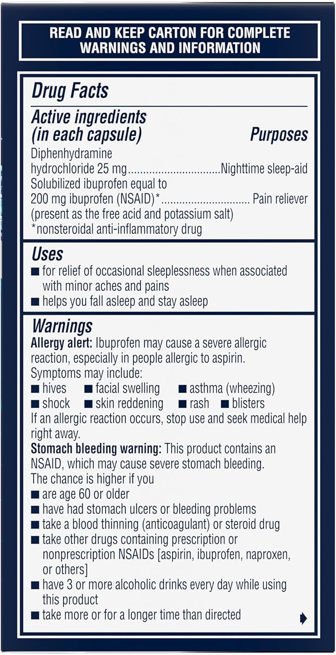 Advil PM Liqui-Gels Minis, 80 Liquid Filled Capsules