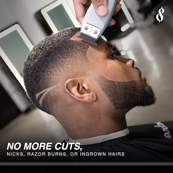 The Rich Barber On The Money 10-Second Blade Setter - Zero Gap Tool for Razor, Barber Blade Alignment, Close Shave, Clean Fade, Sharp Line - Hair Stylist & Barber Tools for Home & Professional Use