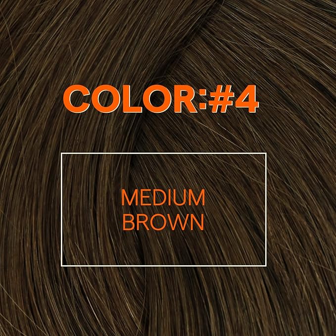 Full Shine Hair Extensions Sew In Color Medium Brown Weft Hair Extensions Human Hair Sew In Extensions Real Hair Weft Extensions Double Weft Extensions For Women 50G 10 Inch