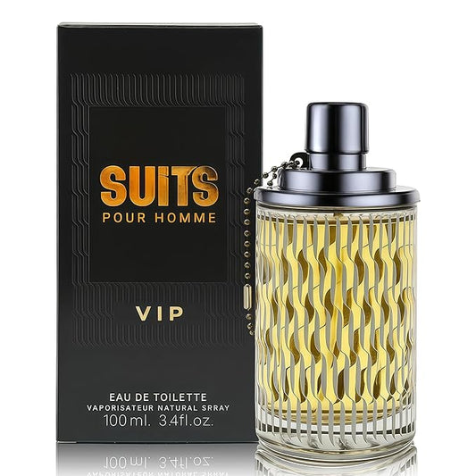 Men's Cologne Suits VIP Eau De Toilette Spray Perfume Fresh Scent 3.4 Fl Oz Daily Used