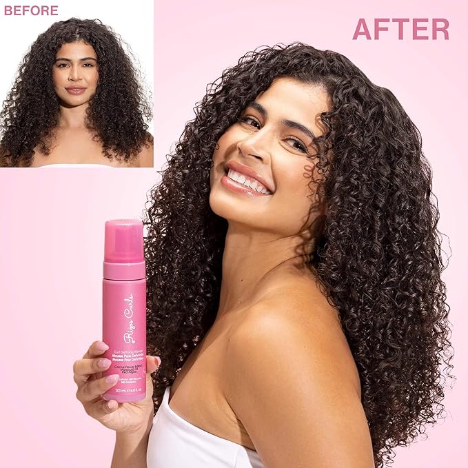 Rizos Curls Curl Defining Mousse – Lightweight Foam for Volume & Hydration – Shine & Definition for Every Curl Pattern: Wavy, Curly, Coily 1a–4c Hair Types – Sulfate & Paraben Free