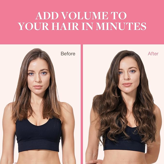 GOO GOO Clip in Hair Extensions Real Human Hair, Remy Human Hair Extensions Clip ins for Women, Natural Human Hair, 12inch 85g 7Pcs, #4A Chocolate Brown