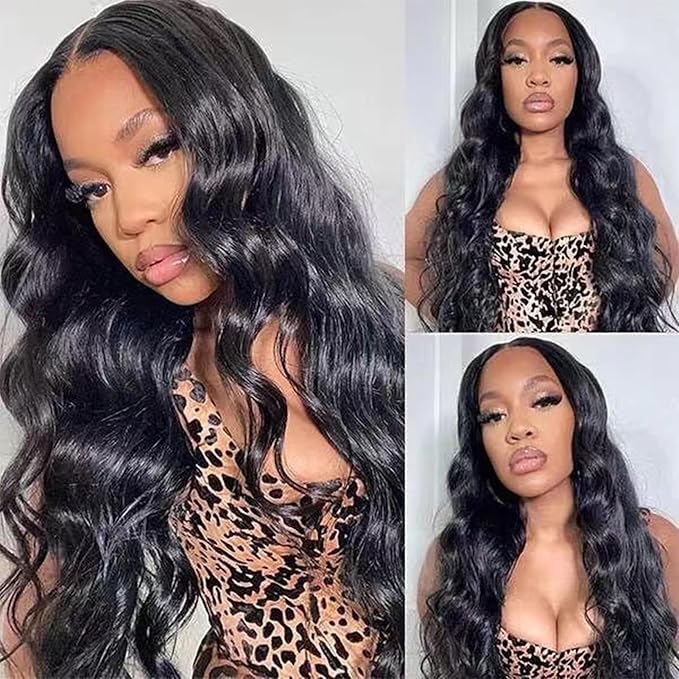 Body Wave Bundles Human Hair 20 20 20 Inch Brazilian Human Hair Bundles Body Wave 3 Bundles Unprocessed Virgin Human Hair Extensions Natural Black 300g