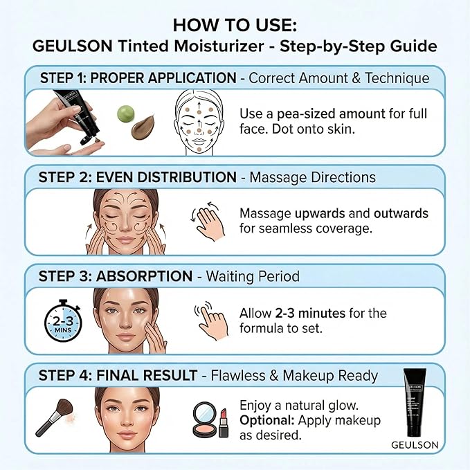 Skincare Intellishe Original SPF 45, Anti-Aging Tinted Sunscreen for Face, Daily Moisturizer with SPF, Anti-Wrinkle with Peptides & Vitamin C, Hydrating Broad-Spectrum Sunscreen Geulson, 1.7oz