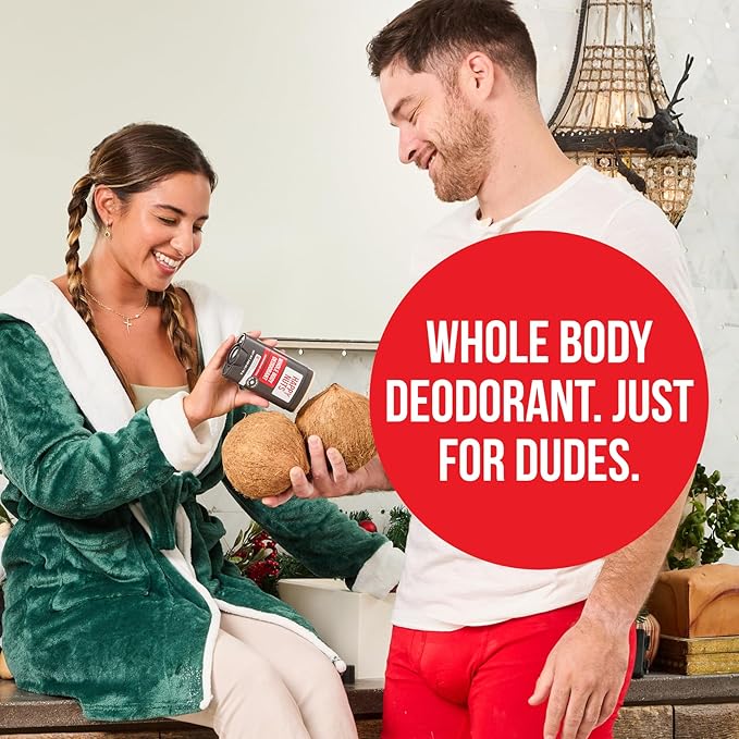 Happy Nuts Whole Body Deodorant for Men - Full Body Odor Control - Ideal for Perfect for Pits, Groin, and More - Powerful & Effective Men's Deodorant (2.65 Ounce (Pack of 2), Original)