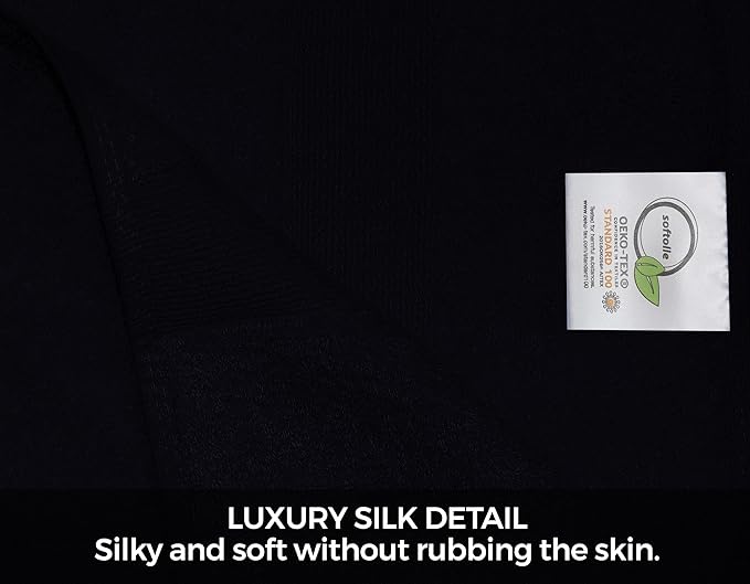 Luxury 8 Piece Towel Set, 2 Bath Towels 2 Hand Towels 4 Washcloths, Towels for Bathroom, Home, Spa & Gym - Highly Absorbent Ultra Soft Quick-Dry (Black)