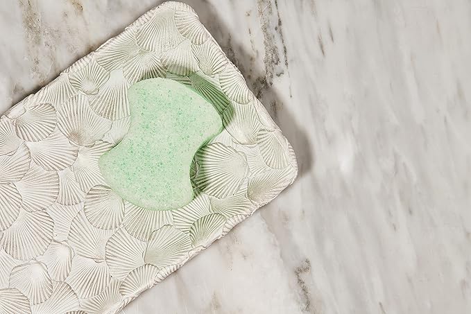 Spongables Pedi Scrub Foot Exfoliating 5+ Wash Sponge, Citron Eucalyptus, 6 Count