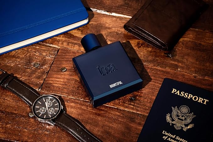 Blu Atlas Bountiful Eau De Parfum for Men- Long-lasting Woody and Floral Cologne With Violet, Oakmoss & Sandalwood, Clean Ingredients- 100 ml Sophisticated Fragrance for Everyday Wear