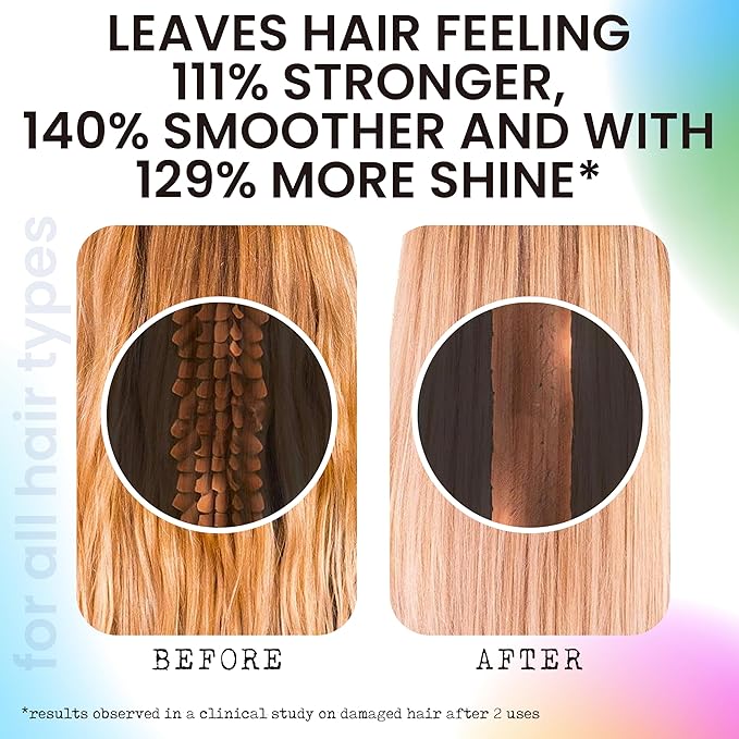 Hair Mask for Damaged Hair – Bond Repair Treatment for Dry Ends & Growth | Overnight Deep Conditioner for Breakage Repair | Hydrating Formula for All Hair Types, Curly & Color-Treated